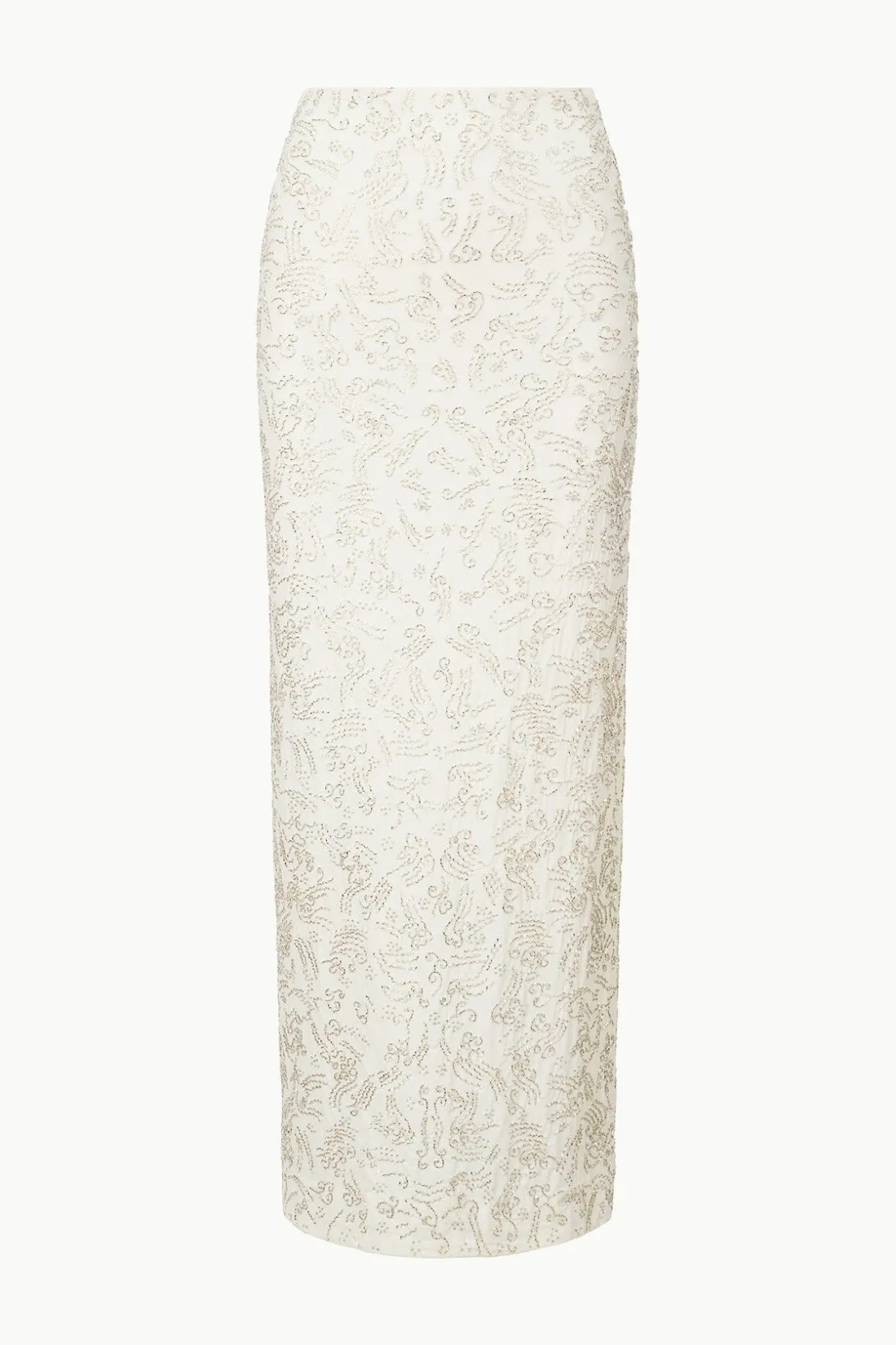 STAUD BARLETTA SKIRT IVORY