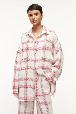 STAUD BASSETTI SHIRT JACKET  TEA TOWEL TEATOWEL Online