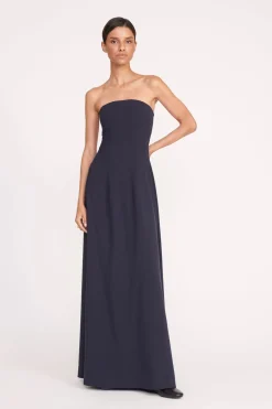 STAUD BENJAMIN DRESS   NAVY Best
