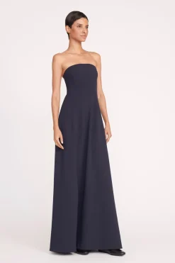 STAUD BENJAMIN DRESS   NAVY Best