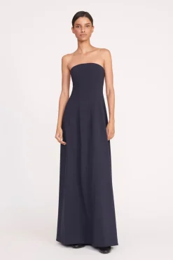 STAUD BENJAMIN DRESS   NAVY Best