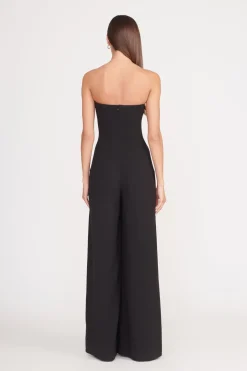 STAUD BENJAMIN JUMPSUIT   BLACK Discount