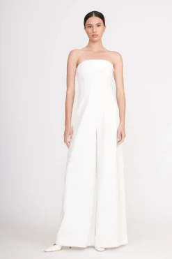 STAUD BENJAMIN JUMPSUIT   ECRU