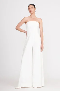 STAUD BENJAMIN JUMPSUIT   ECRU