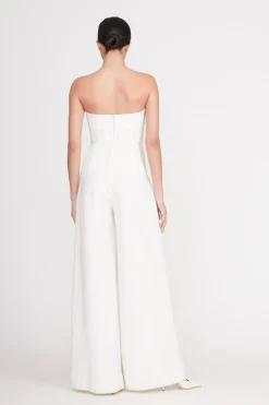 STAUD BENJAMIN JUMPSUIT   ECRU
