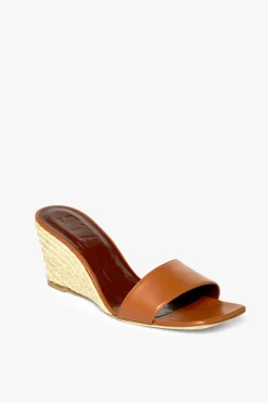STAUD BILLIE ESPADRILLE WEDGE  NATURAL TAN NATURALTAN
