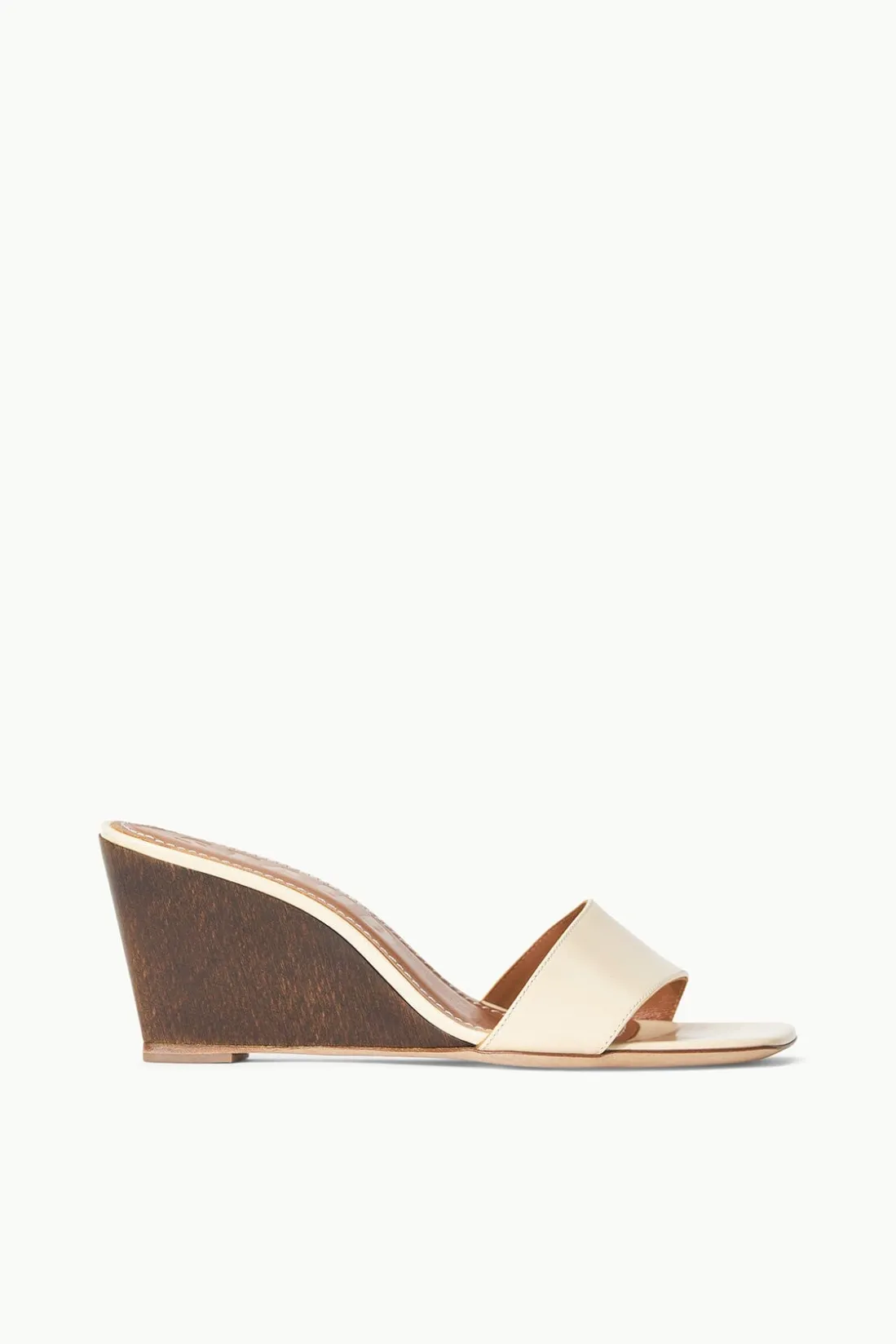 STAUD BILLIE WEDGE CREAM WOOD CREAMWOOD Sale