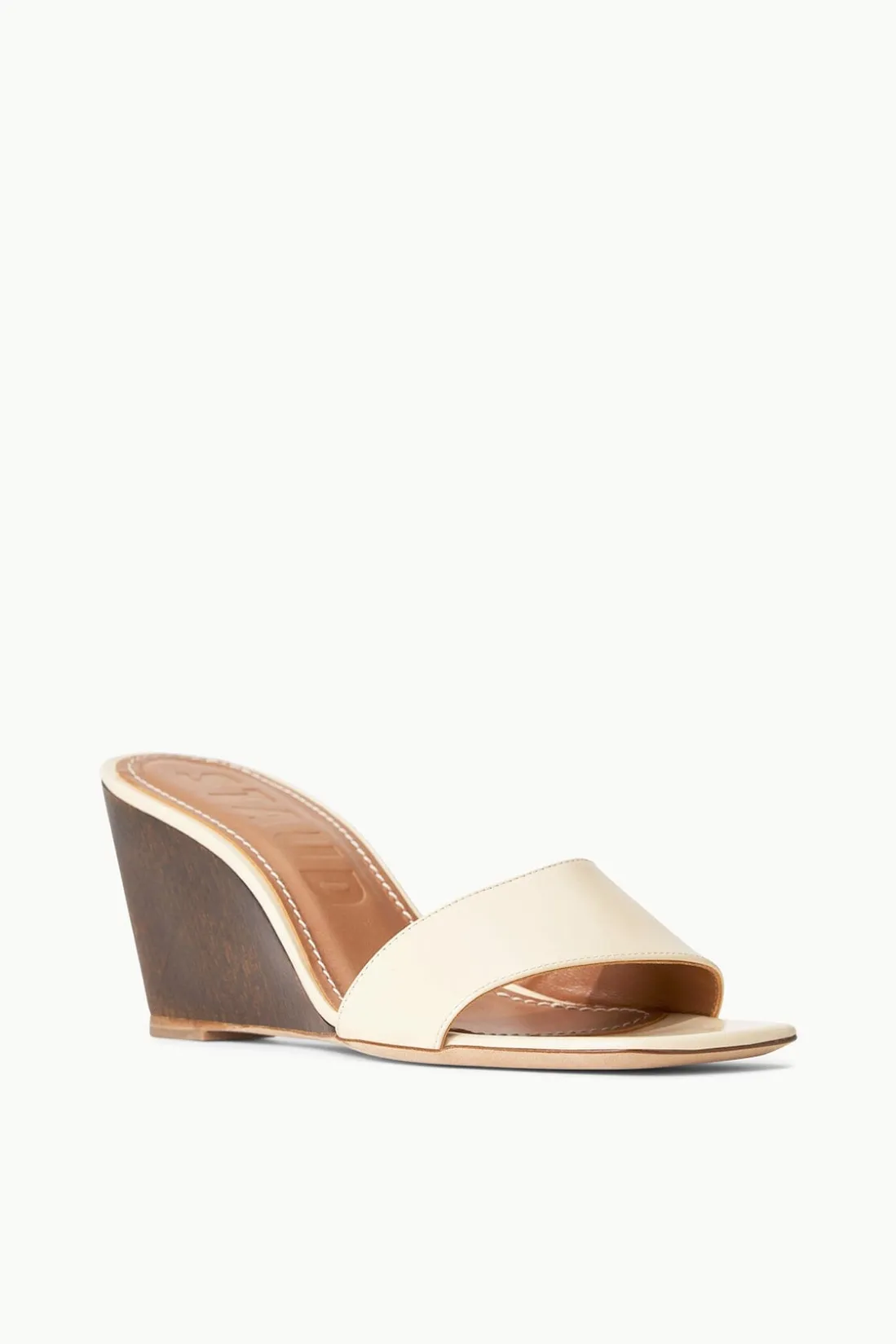 STAUD BILLIE WEDGE CREAM WOOD CREAMWOOD Sale