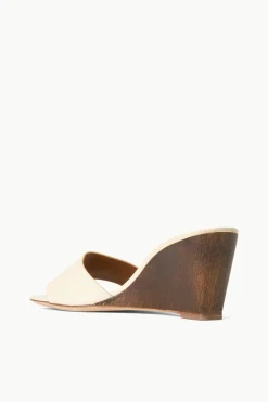 STAUD BILLIE WEDGE CREAM WOOD CREAMWOOD Sale