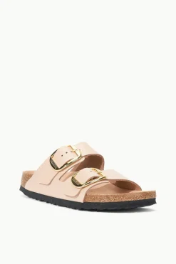 STAUD BIRKENSTOCK ARIZONA BIG BUCKLE SANDAL  HIGH SHINE NEW BEIGE HIGHSHINENEWBEIGE Hot