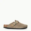 STAUD BIRKENSTOCK BOSTON BRAID CLOG   TAUPE Hot