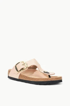 STAUD BIRKENSTOCK GIZEH BIG BUCKLE SANDAL  HIGH SHINE NEW BEIGE HIGHSHINENEWBEIGE Clearance