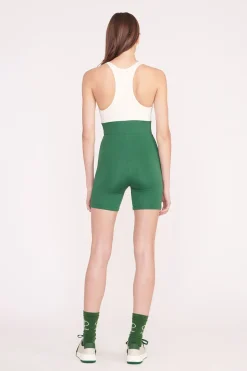 STAUD BOUNCE SHORT UNITARD  COURT GREEN IVORY COURTGREENIVORY Sale