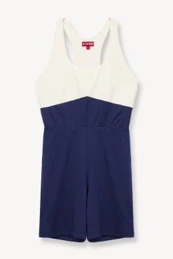 STAUD BOUNCE SHORT UNITARD  NAVY IVORY NAVYIVORY Sale