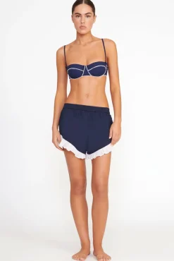 STAUD BOYANA SHORT  NAVY WHITE NAVYWHITE Hot