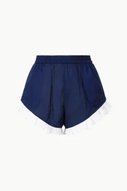 STAUD BOYANA SHORT  NAVY WHITE NAVYWHITE Hot