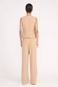STAUD BRETT VEST   CAMEL Outlet
