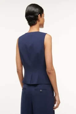 STAUD BRETT VEST   NAVY Clearance