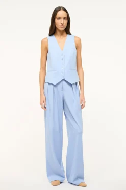 STAUD BRETT VEST   PERIWINKLE Sale