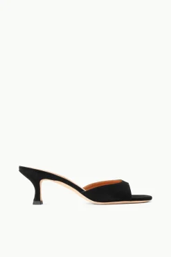 STAUD BRIGITTE MULE  BLACK SUEDE BLACKSUEDE Online