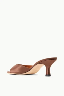 STAUD BRIGITTE MULE CLOVE SATIN CLOVESATIN Clearance