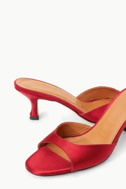 STAUD BRIGITTE MULE  RUBY SATIN RUBYSATIN Hot