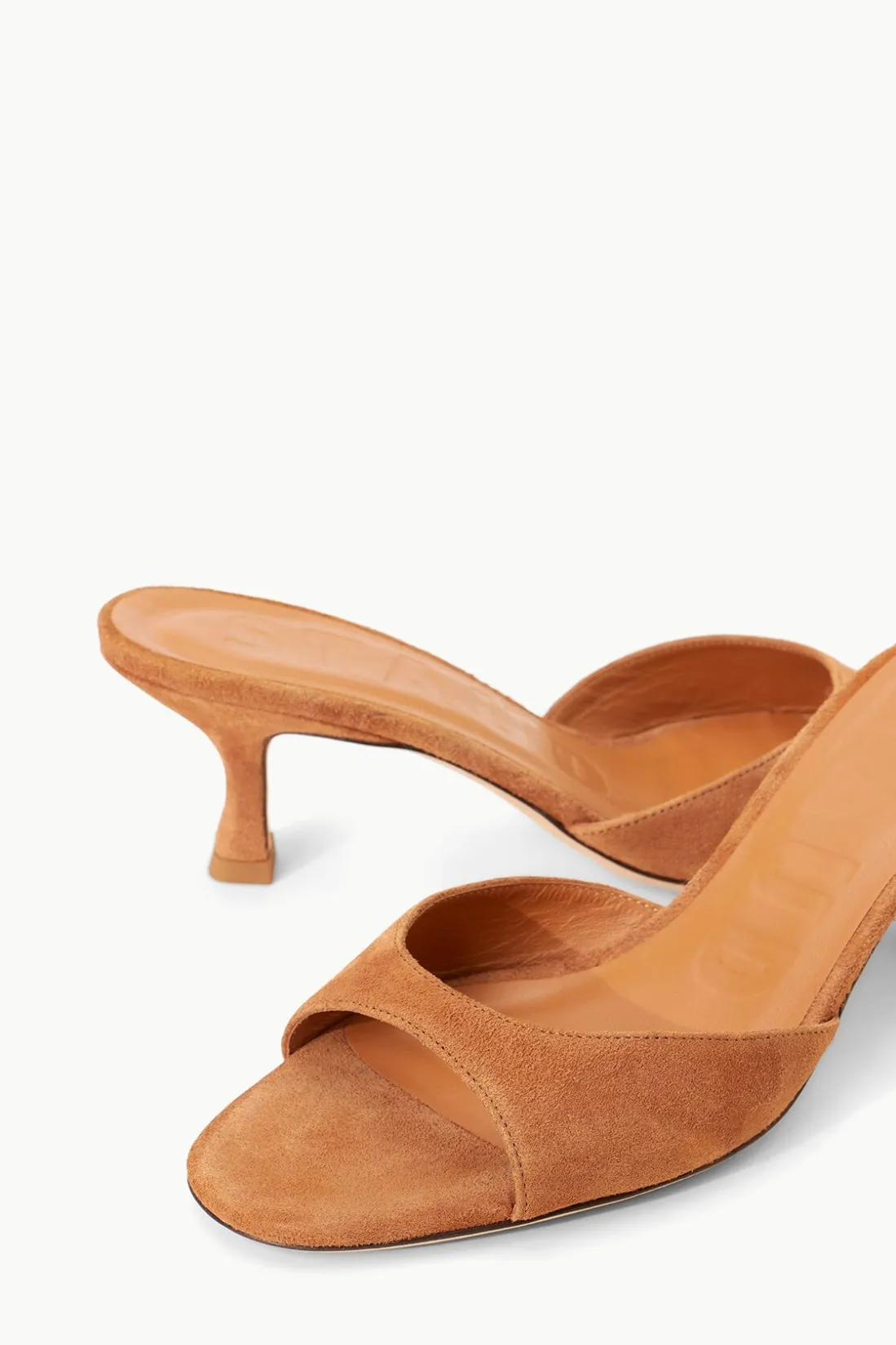 STAUD BRIGITTE MULE TAN SUEDE TANSUEDE Discount