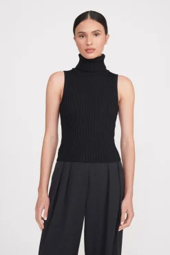 STAUD CALLUM TOP   BLACK Clearance