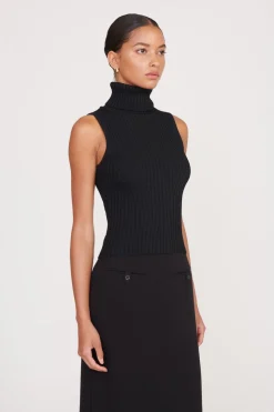 STAUD CALLUM TOP   BLACK Clearance