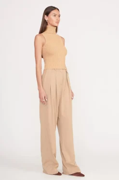 STAUD CALLUM TOP   CAMEL Outlet