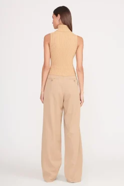 STAUD CALLUM TOP   CAMEL Outlet