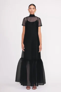 STAUD CALLUNA DRESS   BLACK Online