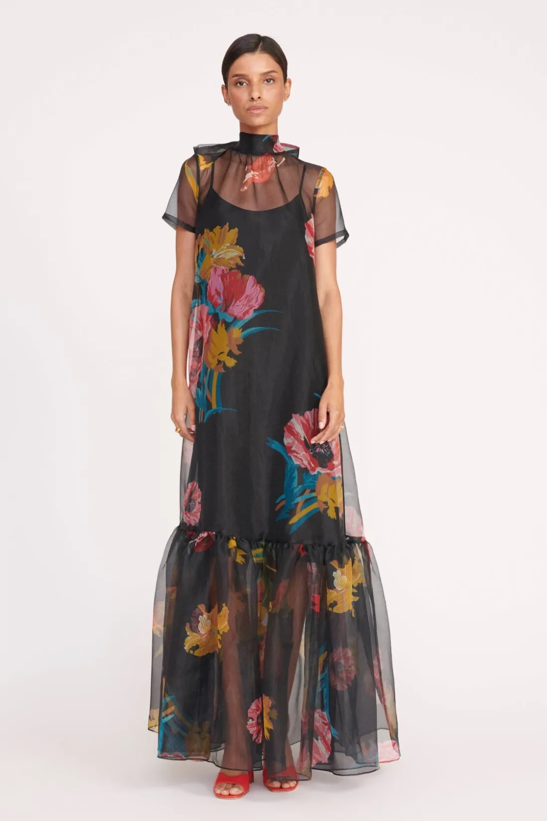 STAUD CALLUNA DRESS FIRST BLOOM NIGHT FIRSTBLOOMNIGHT Best