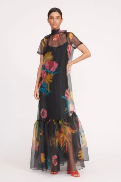 STAUD CALLUNA DRESS FIRST BLOOM NIGHT FIRSTBLOOMNIGHT Best