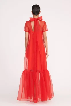 STAUD CALLUNA DRESS  RED ROSE REDROSE Online