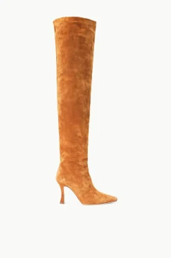 STAUD CAMI OVER THE KNEE BOOT  TAN SUEDE TANSUEDE Sale