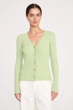 STAUD CARGO SWEATER   MATCHA New