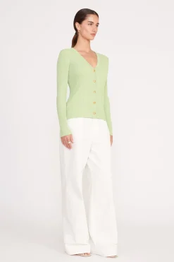 STAUD CARGO SWEATER   MATCHA New