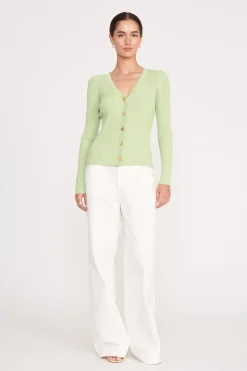 STAUD CARGO SWEATER   MATCHA New