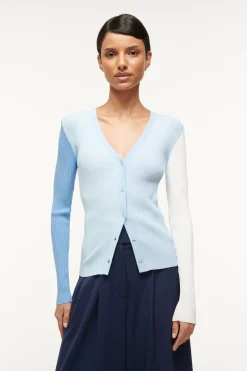 STAUD CARGO SWEATER  PERIWINKLE MULTI PERIWINKLEMULTI Online