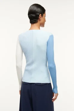 STAUD CARGO SWEATER  PERIWINKLE MULTI PERIWINKLEMULTI Online