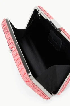 STAUD CARMELLA BEADED CLUTCH  INES PINK STAUDINESPINK Clearance