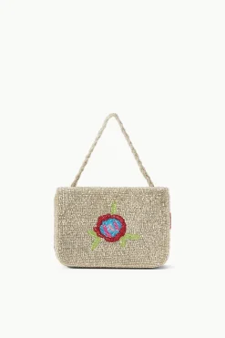 STAUD CARMEN BEADED BOX BAG  DIAMOND ROSE DIAMONDROSE Online