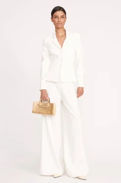 STAUD CARSON BLAZER   IVORY Hot