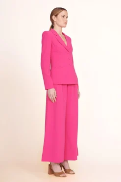 STAUD CARSON BLAZER   MAGENTA Best