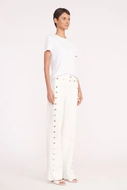 STAUD CARTER PANT   WHITE Sale