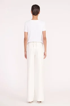 STAUD CARTER PANT   WHITE Sale