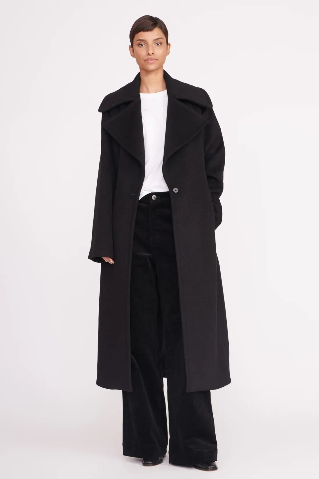 STAUD CARVER COAT BLACK Sale