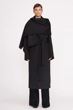 STAUD CARVER COAT   BLACK Sale