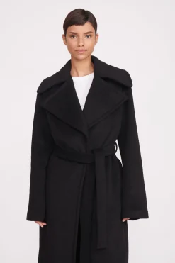 STAUD CARVER COAT BLACK Sale